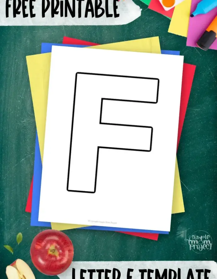 If you’re looking for a fun alphabet tracing template to teach your kids, get this free printable uppercase letter F template. This blank printable letter F is great to use as a coloring worksheet, alphabet lessons, stencils, crafts and more. Once your little one is finished, look for a follow up activity like our printable flower craft template to keep your kids interested in learning the /F/ sound. Don’t wait any longer, grab your copy now!