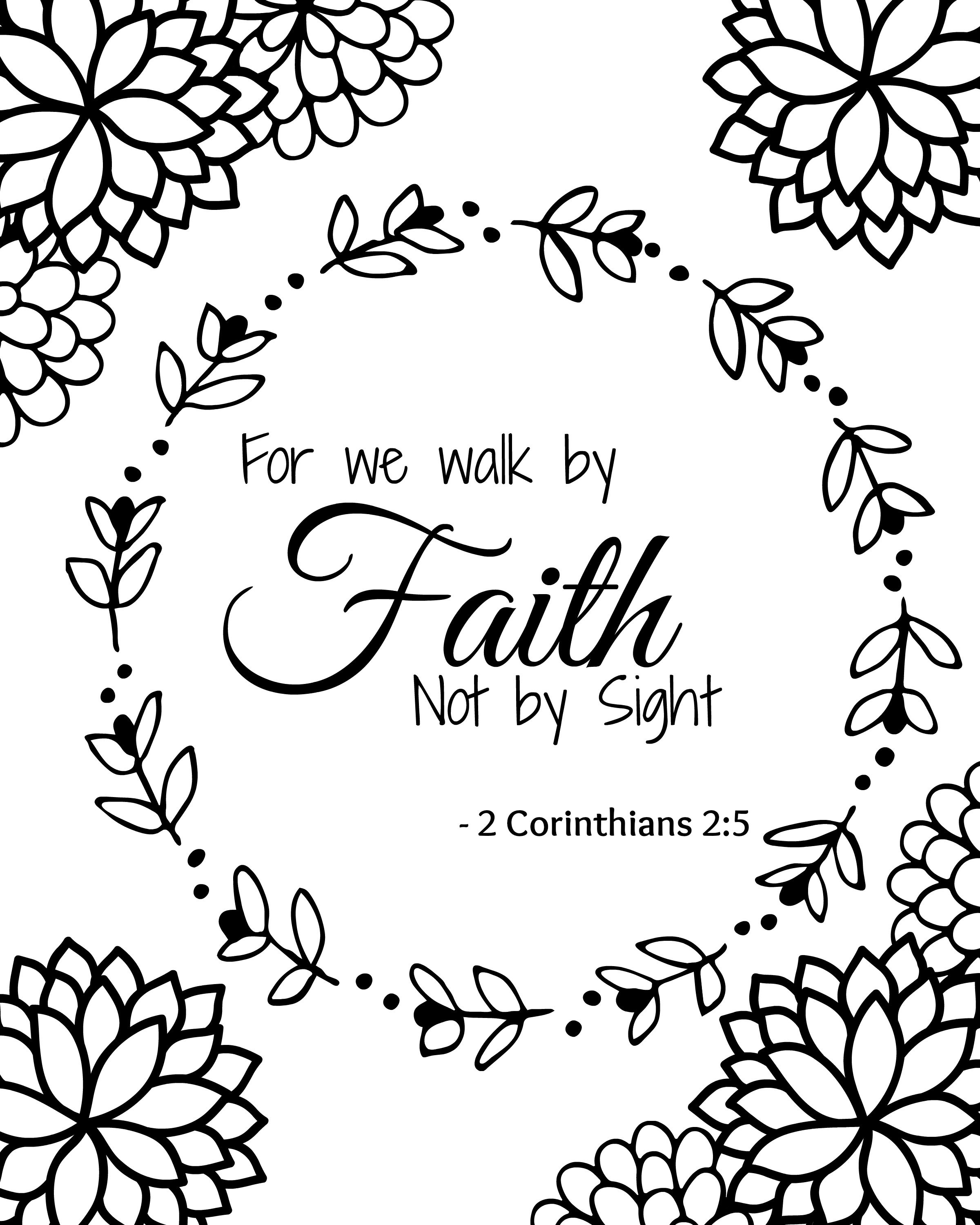 Download MUST HAVE FREE BIBLE VERSE PRINTABLE COLORING SHEETS - Simple Mom Project