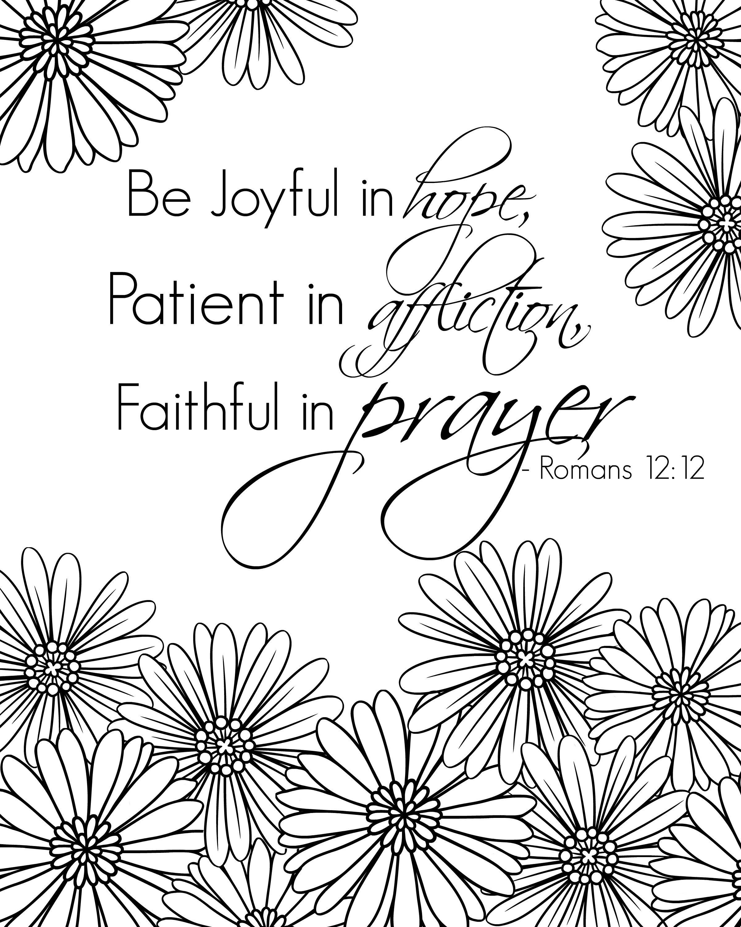 MUST HAVE FREE BIBLE VERSE PRINTABLE COLORING SHEETS - Simple Mom Project