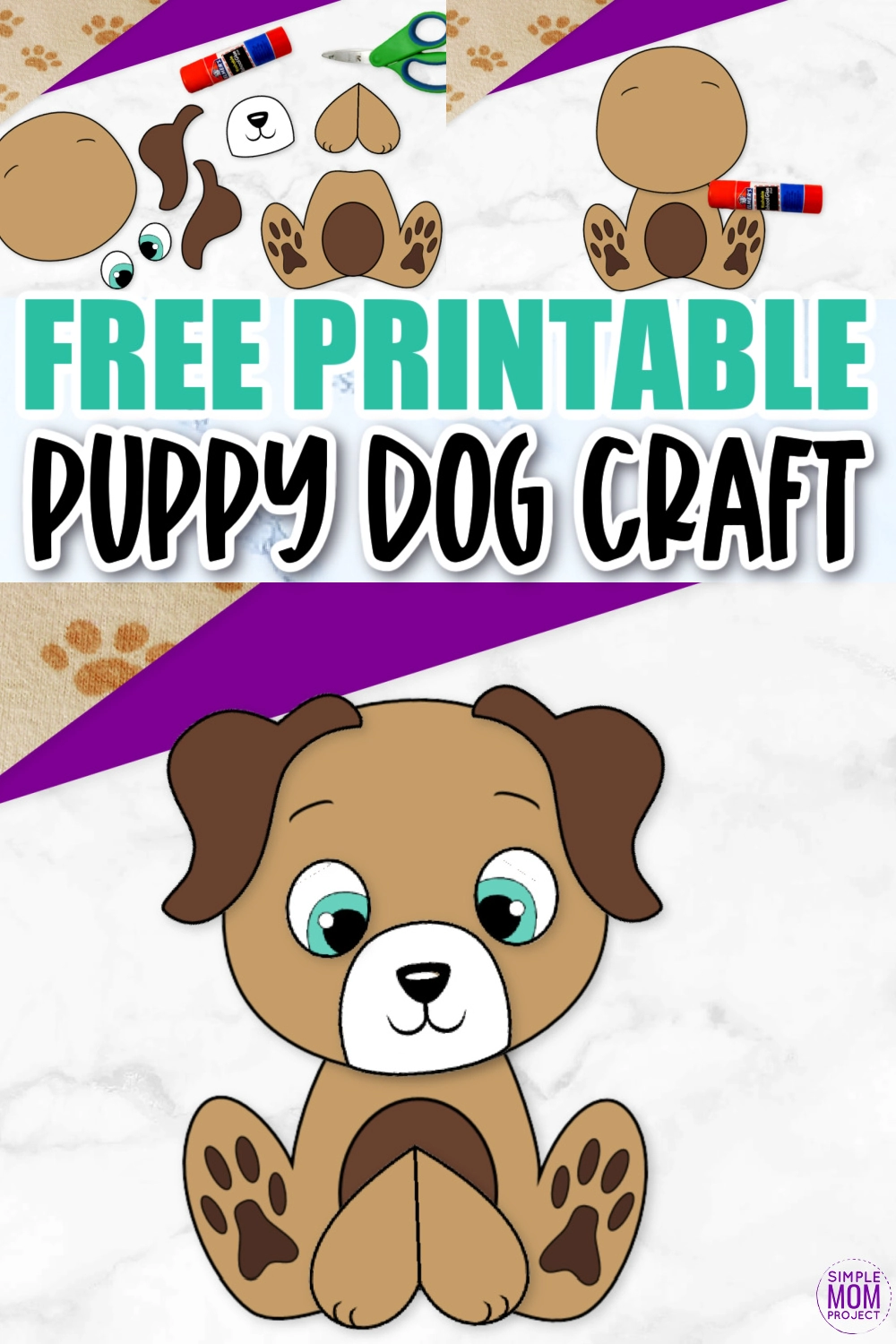 Free Printable Build A Dog Craft for Kids