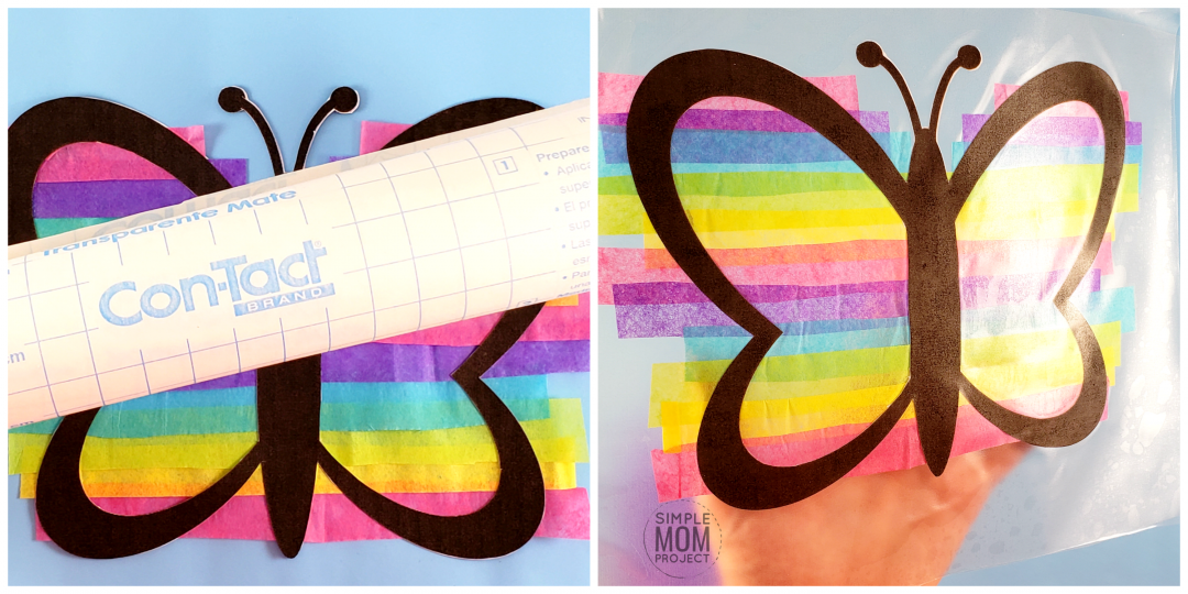 Easy and Fun DIY Spring Butterfly Suncatcher Craft Simple Mom Project