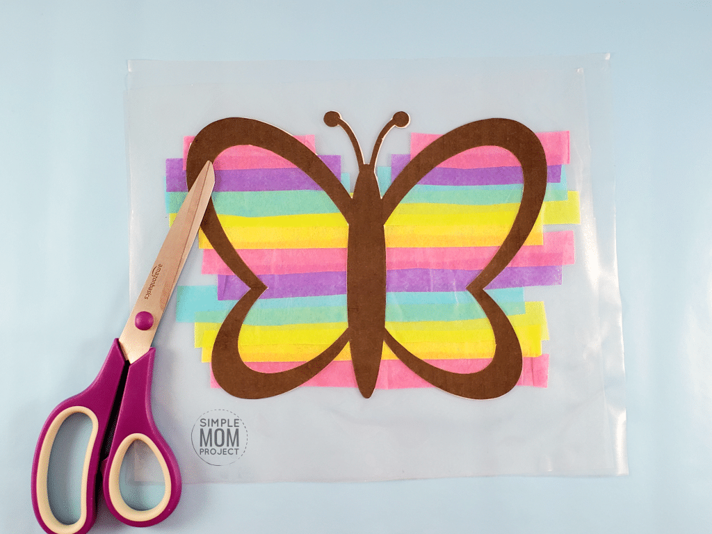 Easy and Fun DIY Spring Butterfly Suncatcher Craft