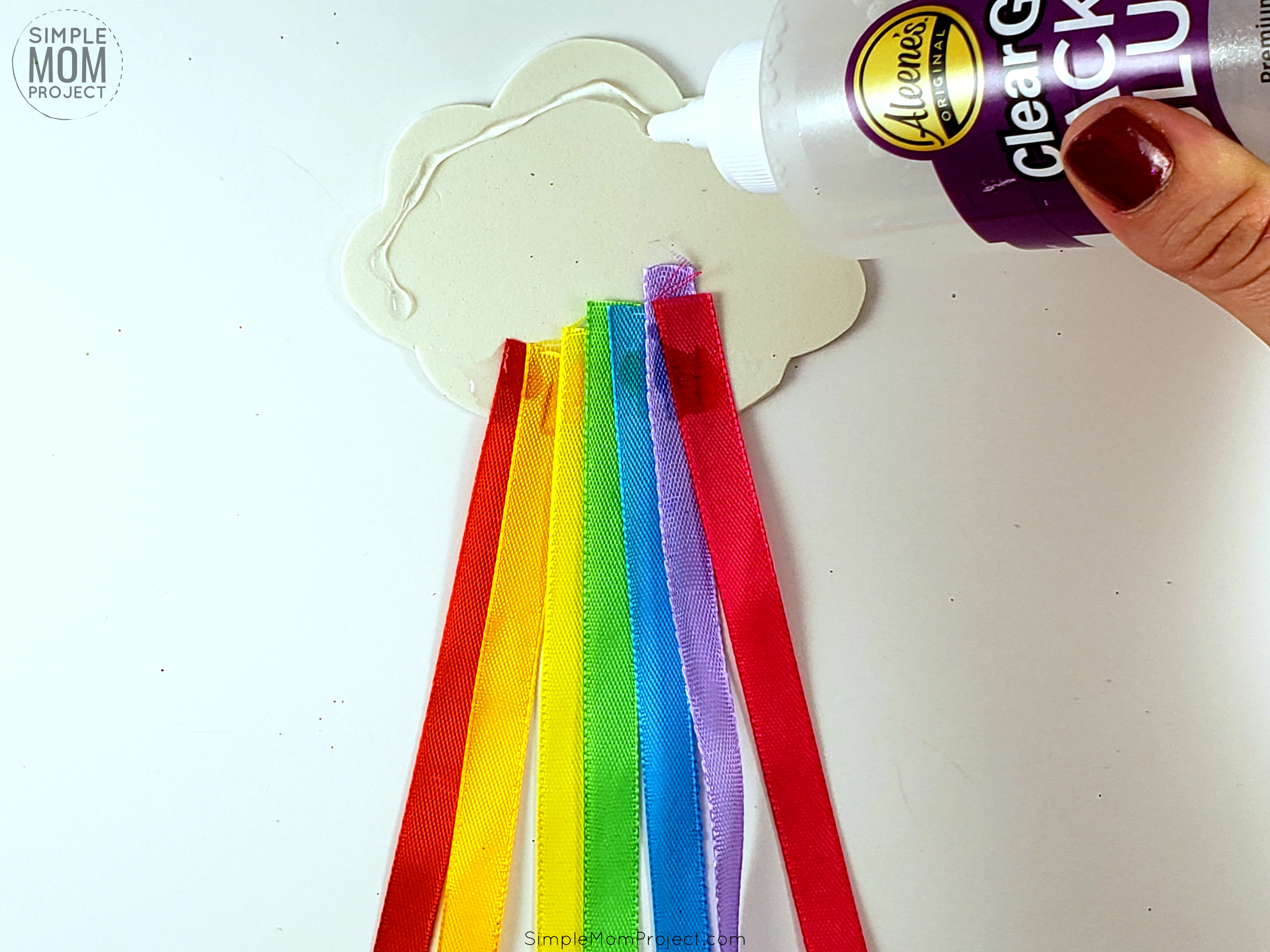 DIY Rainbow Craft Wand Step 3