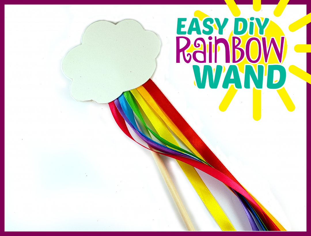 Simple DiY Rainbow Wand Craft For Kids Simple Mom Project
