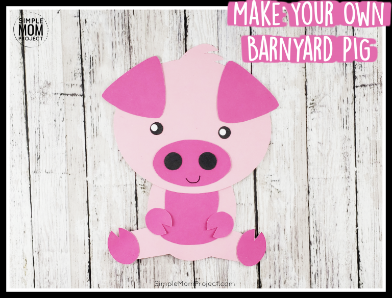 Easy Cut and Paste Pig Craft Activity for Preschool Kids