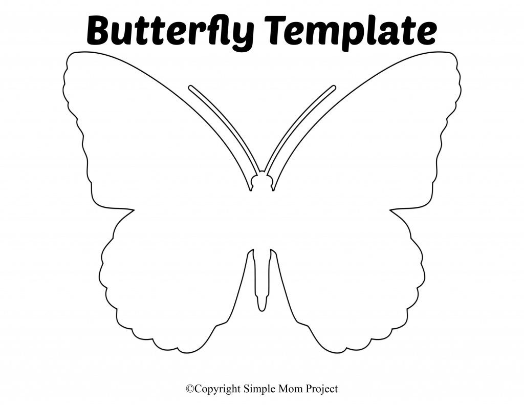 free printable butterfly templates simple mom project