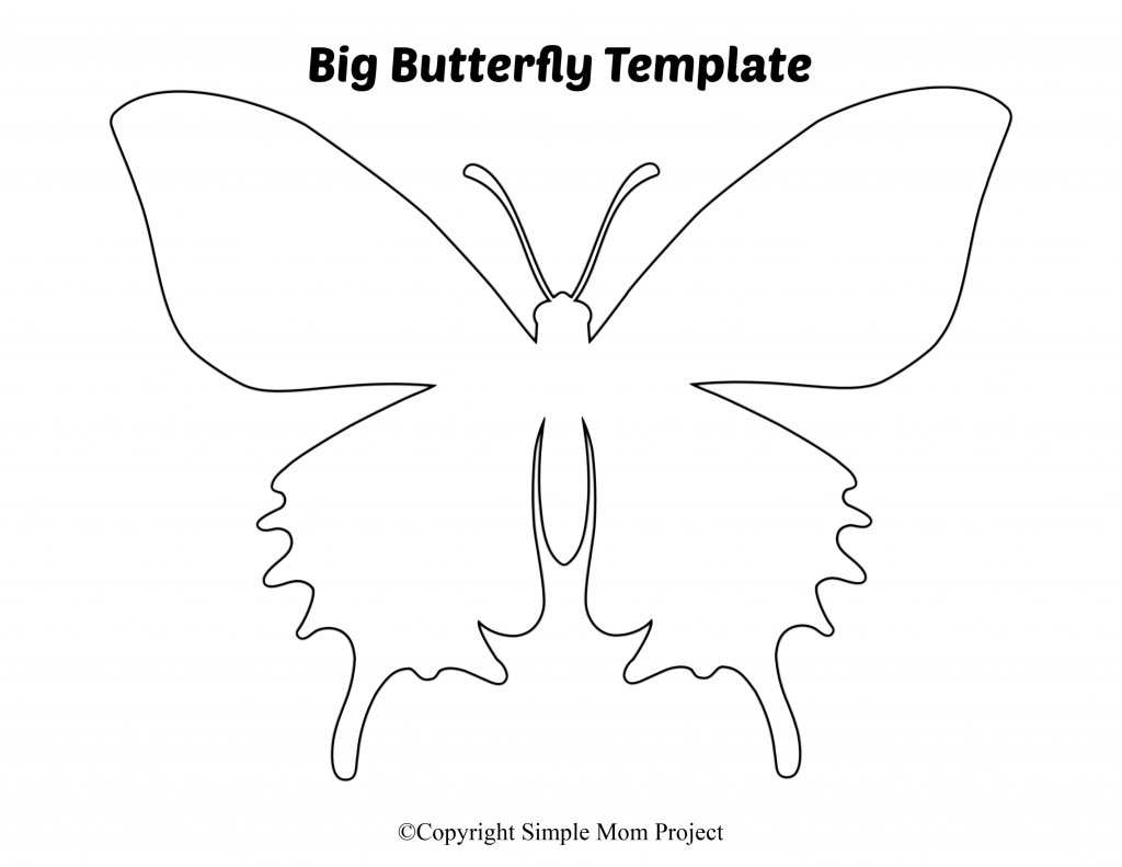 free printable butterfly templates simple mom project