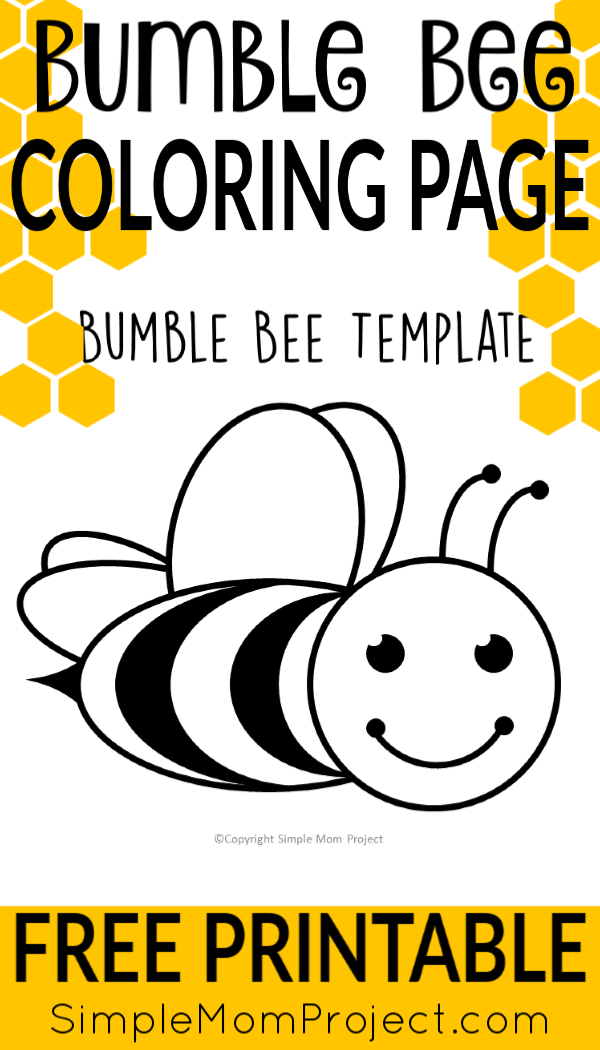 Free Printable Bee Templates - Simple Mom Project