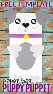 Easy Diy Paper Bag Dog Puppet & Free Template – Simple Mom Project