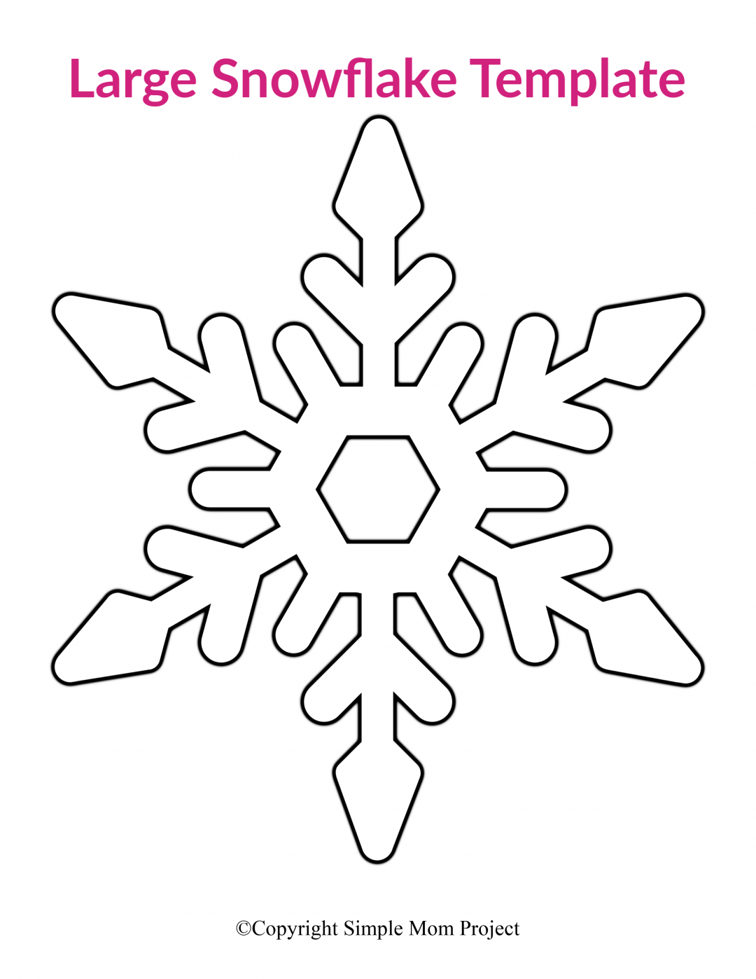 Snowflake Templates Cut Out