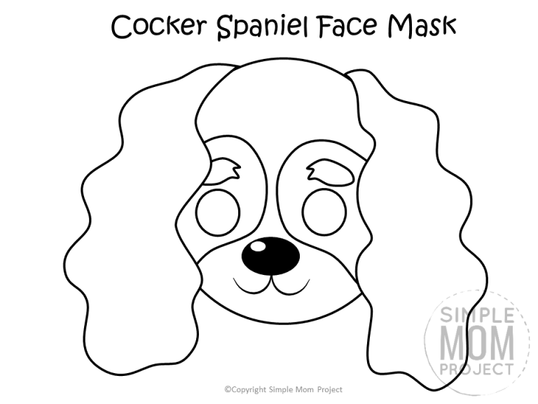 Free Printable Dog Face Mask Templates - Simple Mom Project