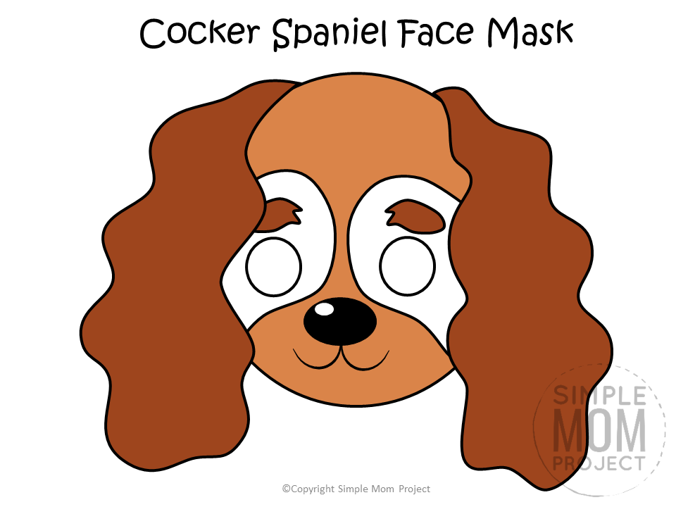 Download Dog Face Mask Templates Simple Mom Project PSD Mockup Templates