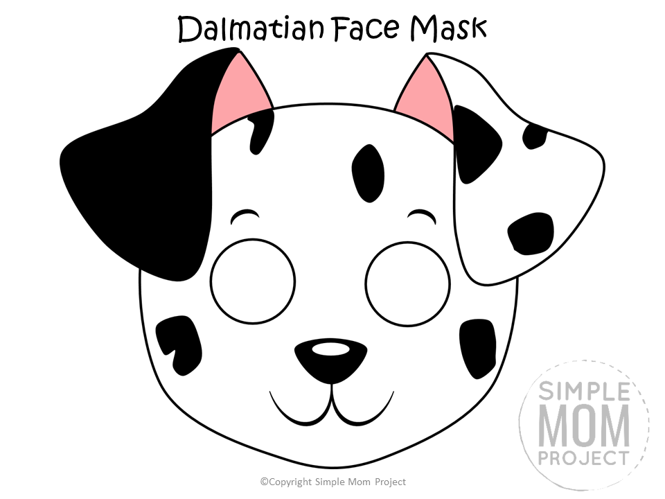 Download Dog Face Mask Templates Simple Mom Project PSD Mockup Templates