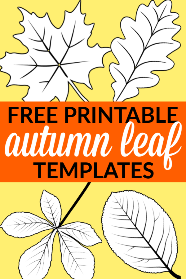 Free Printable Large Leaf Templates, Stencils and Patterns Simple Mom