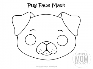 Free Printable Dog Face Mask Templates - Simple Mom Project