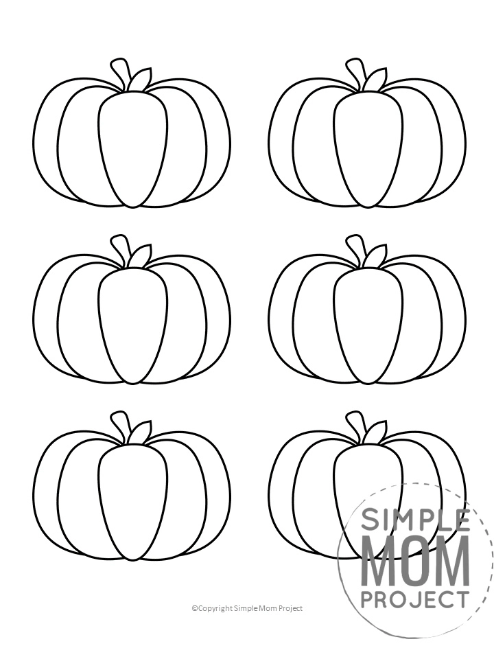 Pumpkins, Free Printable Templates & Coloring Pages