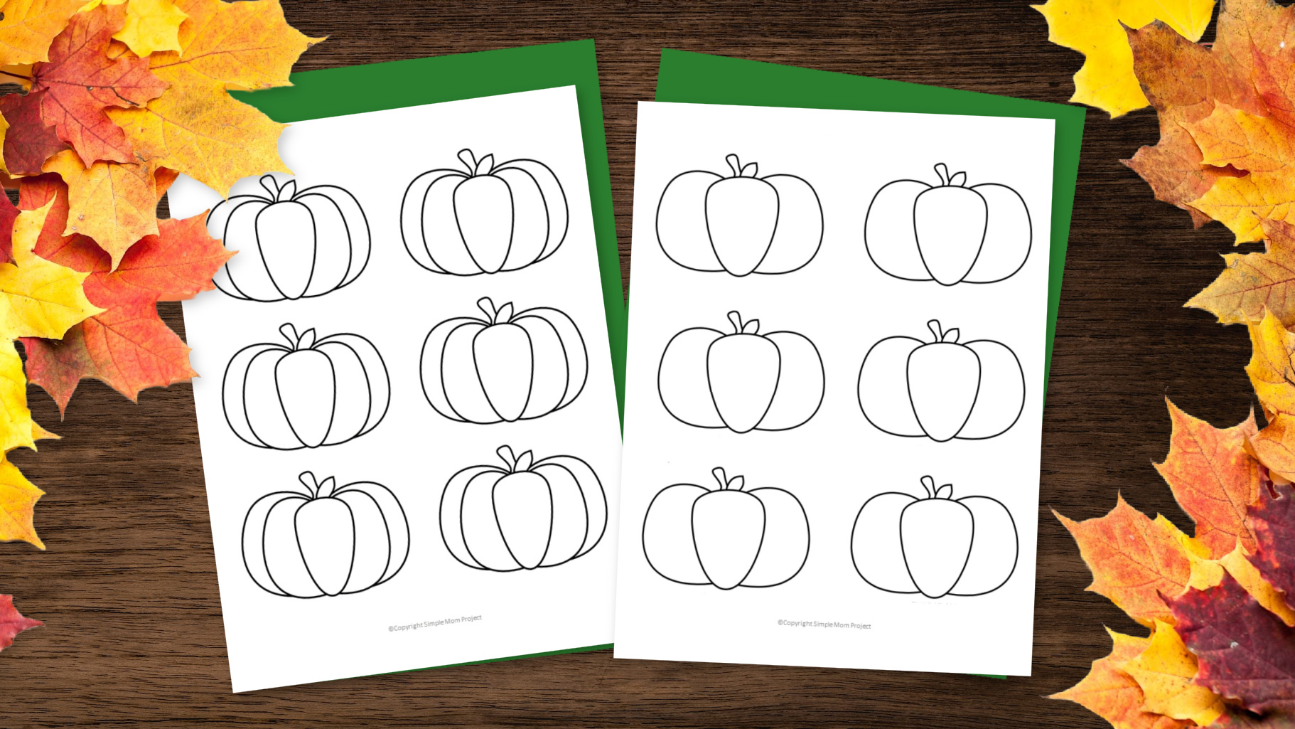 Fall and Autumn Printable Templates - Simple Mom Project Store