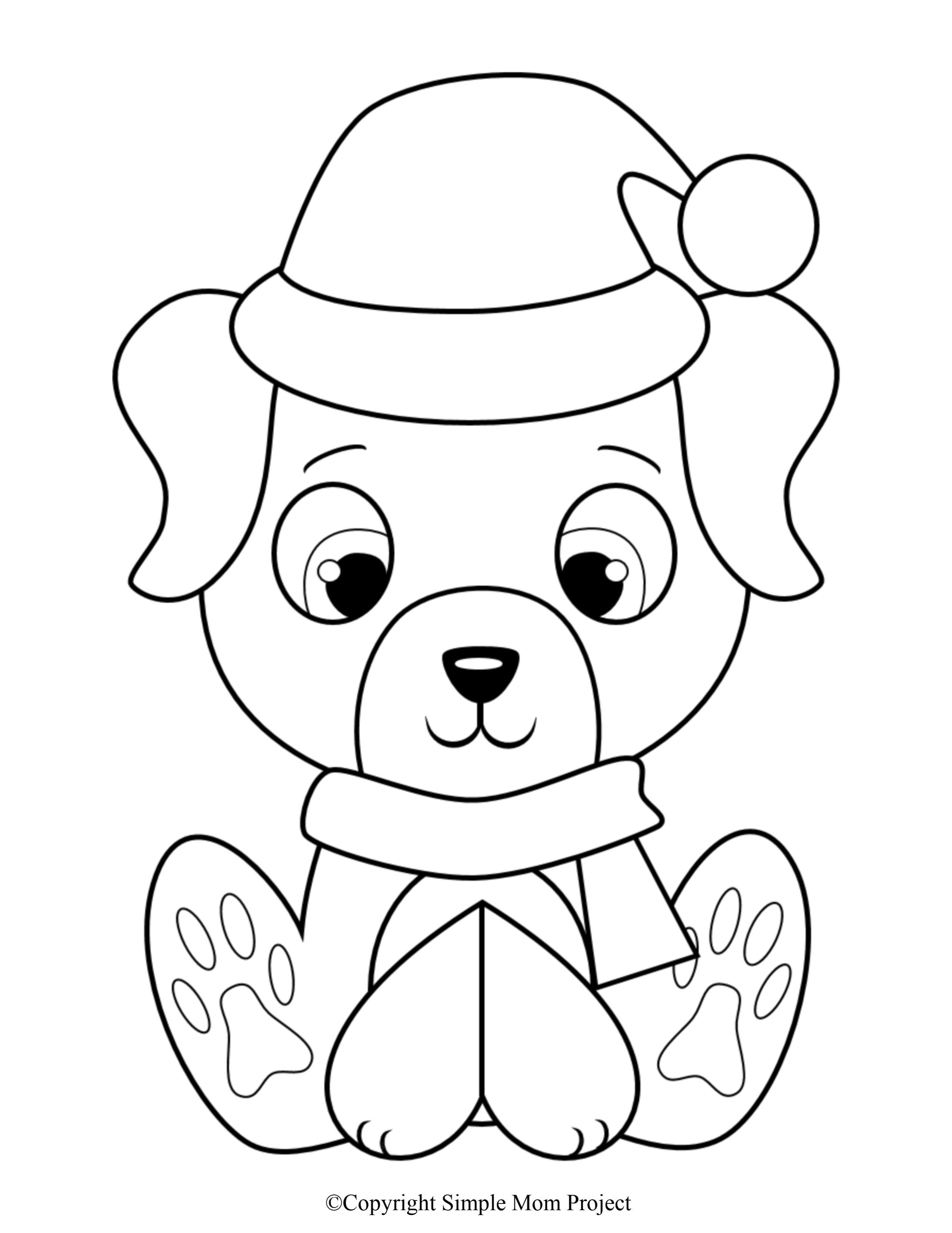 Free Printable Christmas Coloring Sheets For Kids And Adults Simple Mom Project