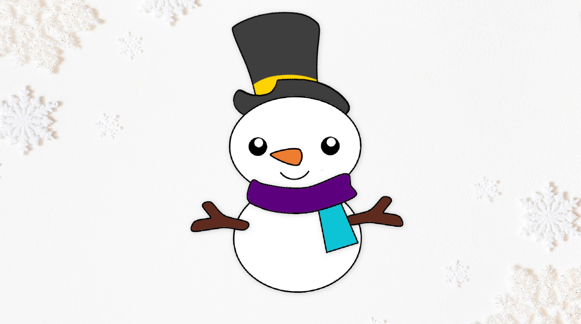 Build A Snowman Craft (With Free Printable Template) - Fox Farm Home