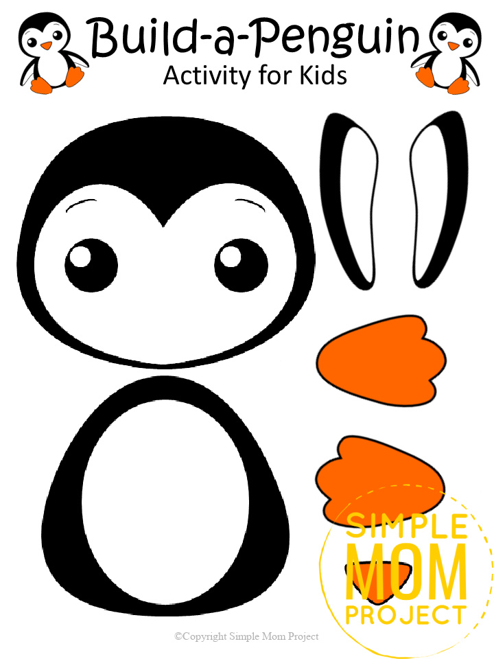 Free Printable Penguin Craft for Kids with Penguin Templates