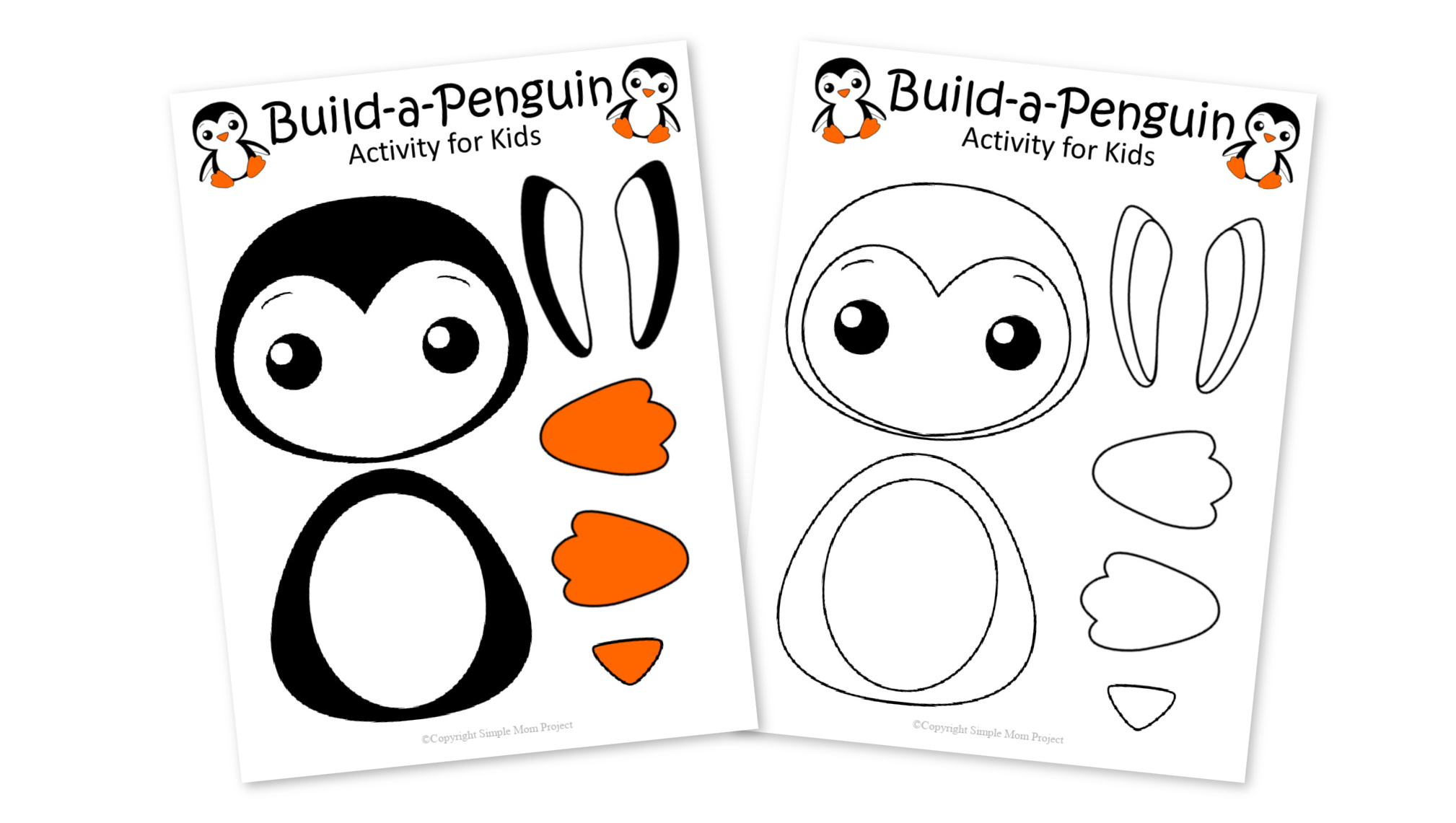 Penguin Template Printable