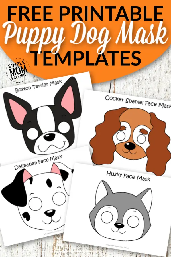 Free Printable Dog Mask Templates for Kids