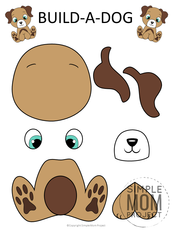 dog template printable