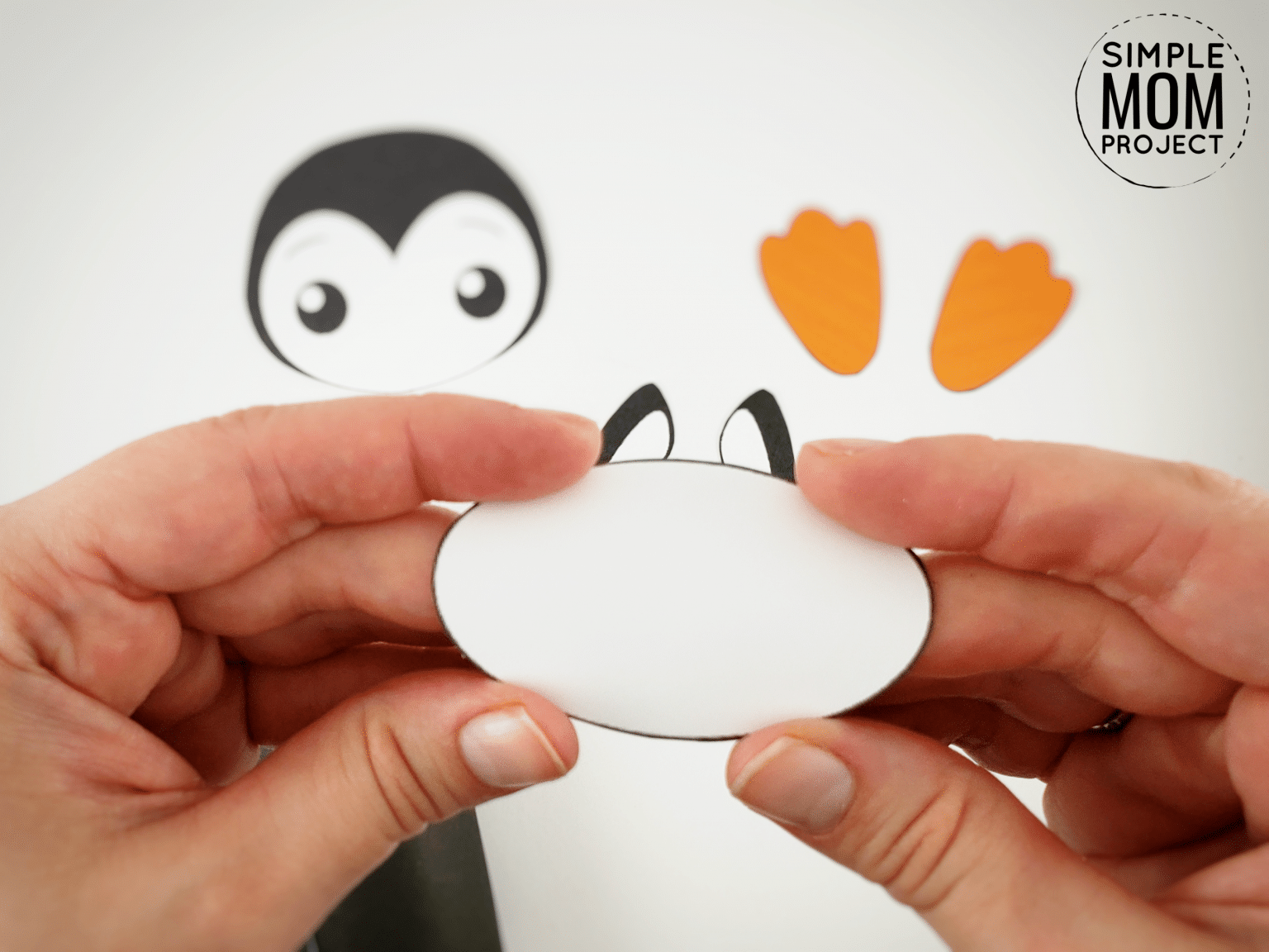 Toilet Paper Roll Penguin with FREE Printable Templates – Simple Mom Project