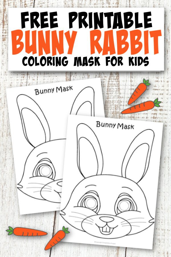 Free Printable Bunny Mask Template Simple Mom Project Free Printable Bunny Mask Template Simple Mom Project