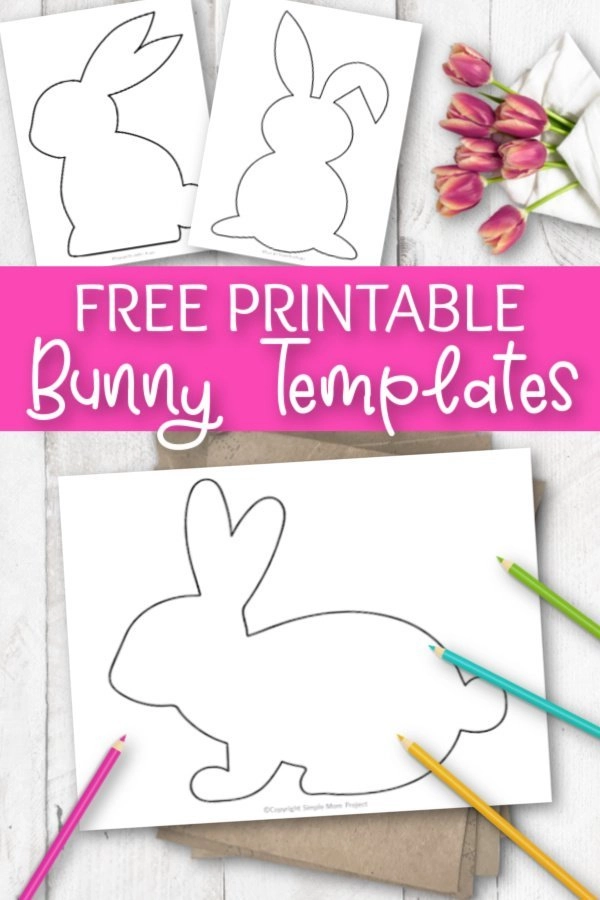 Free Printable Bunny Rabbit Templates – Simple Mom Project