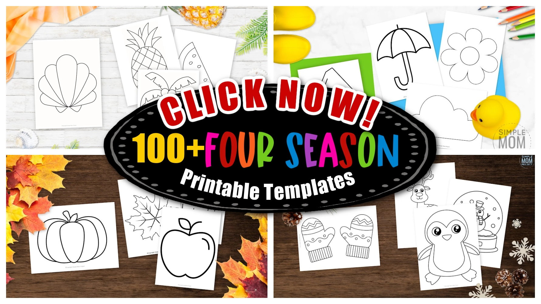 Free Printable Basket Template for Picnics and Fruit – Simple Mom Project