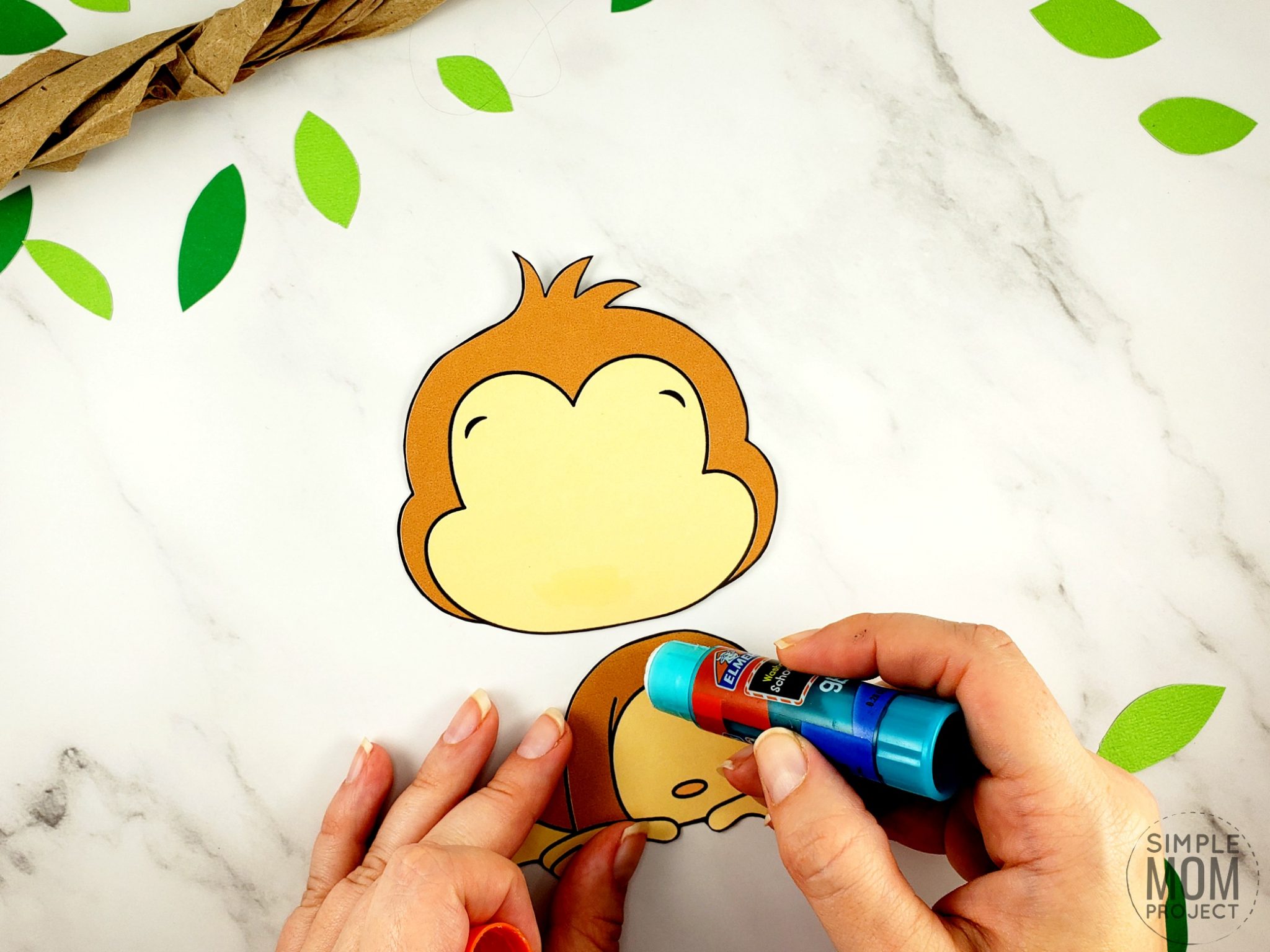 easy-build-a-monkey-craft-for-kids-with-free-template