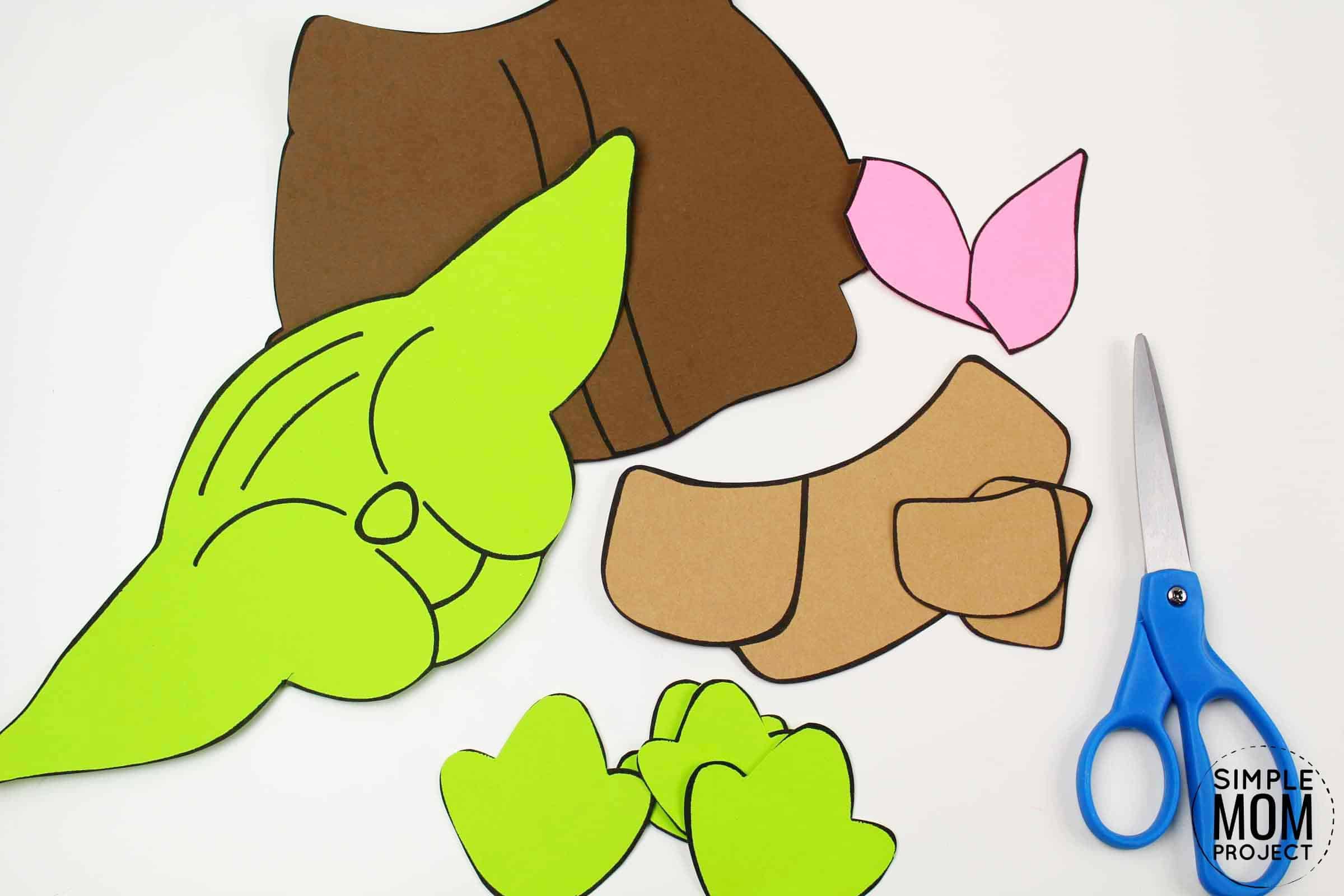 Build a Yoda Craft For Kids With A Free Printable Template