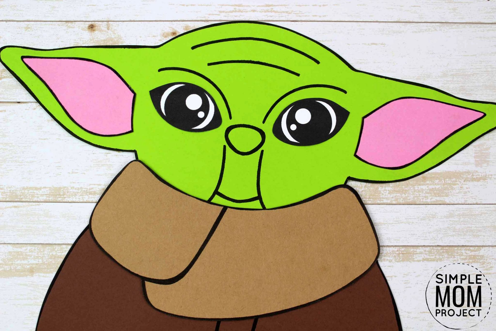 Build a Yoda Craft For Kids With A Free Printable Template