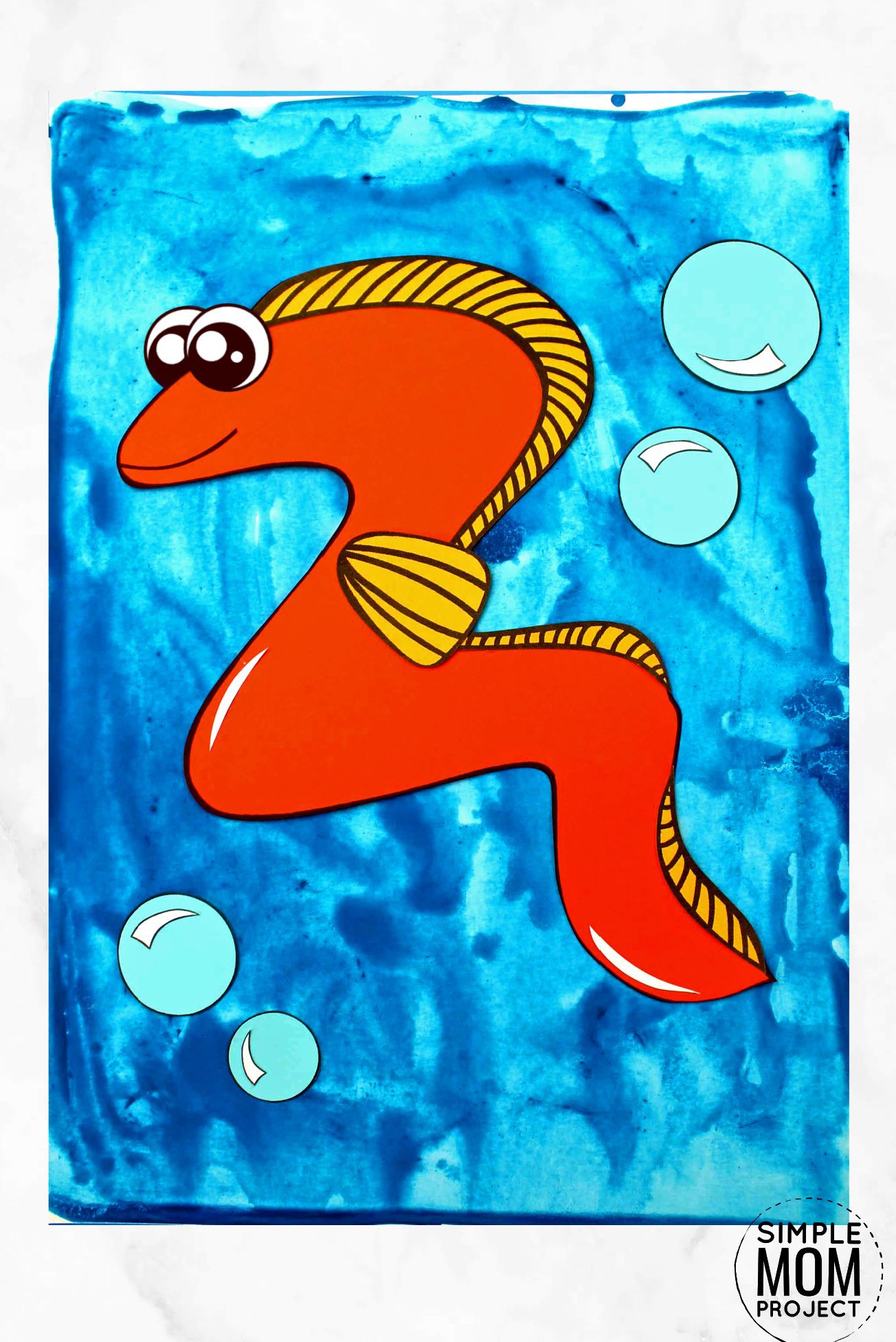 Free Printable Ocean Animal Eel Crafts for kids of all ages, including preschoolers and toddlers 5