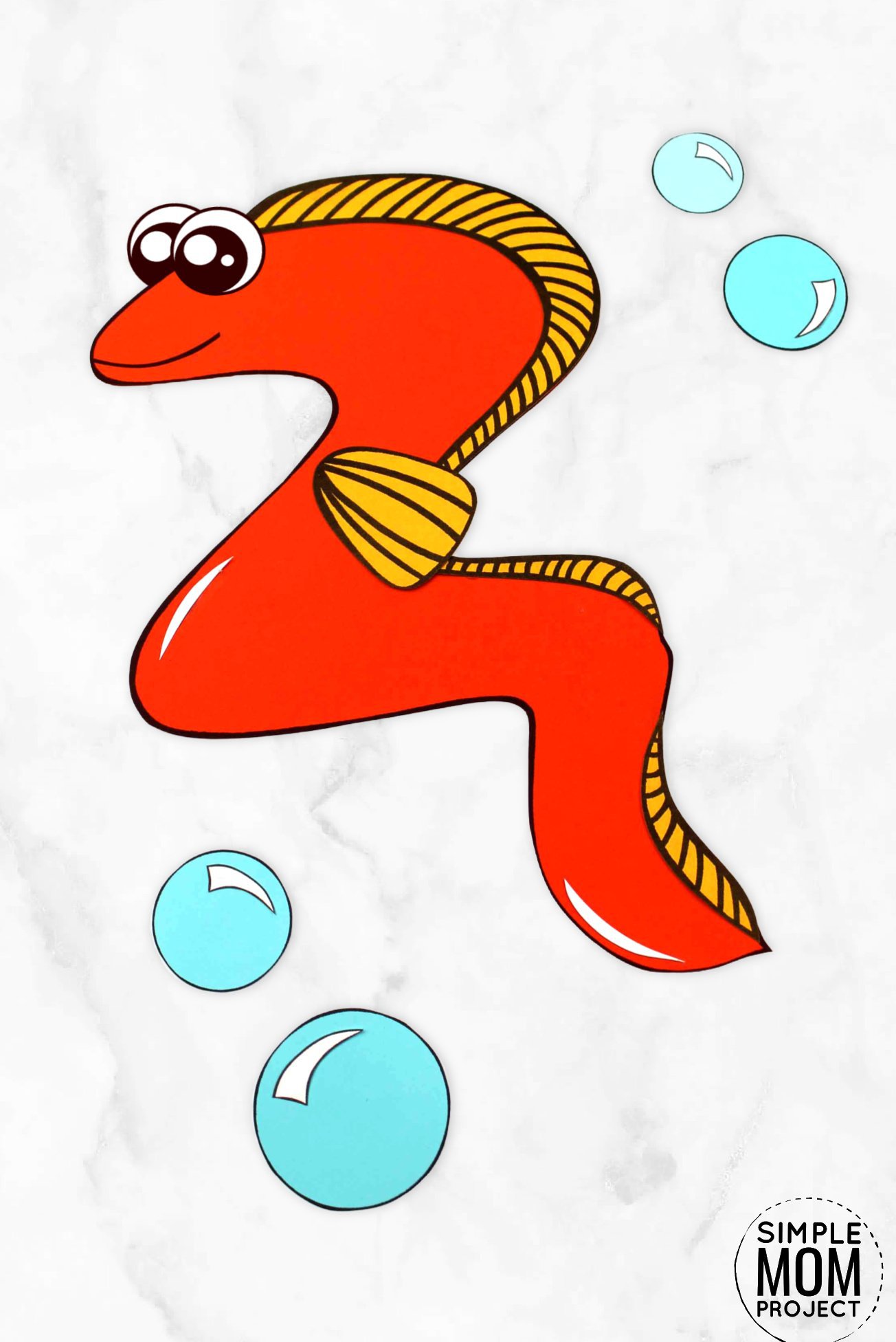 Free Printable Ocean Animal Eel Crafts for kids of all ages, including preschoolers and toddlers 5