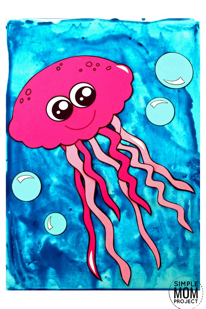 Easy DiY Jellyfish Craft with Free Jellyfish Template