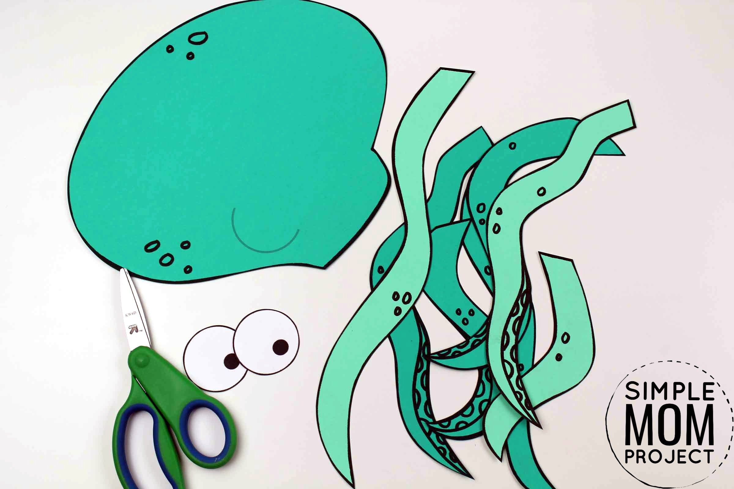 Adorable Octopus Ocean Animal Craft For Kids Simple Mom Project