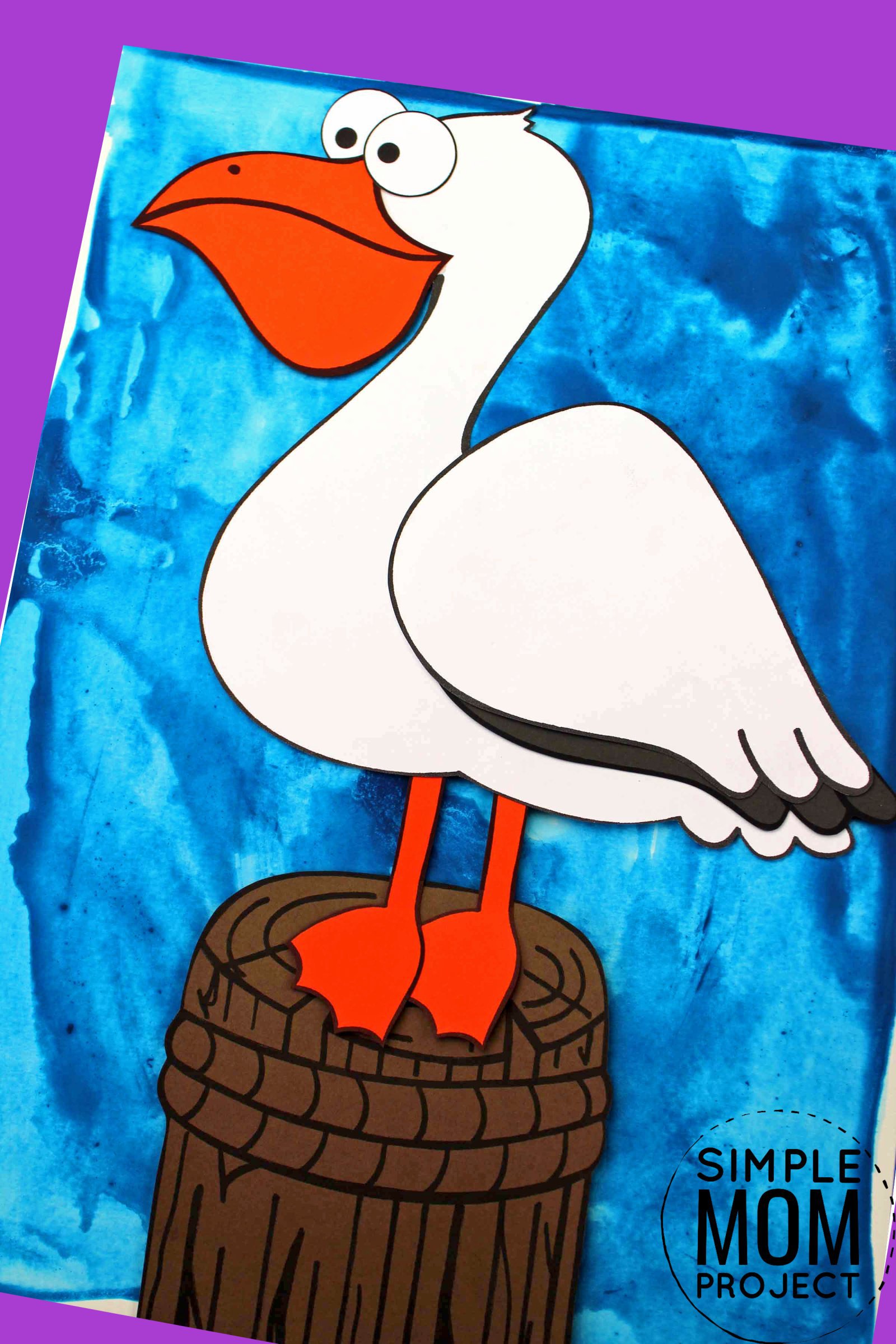 Download Fun Pelican Free Printable Craft for Kids - Simple Mom Project