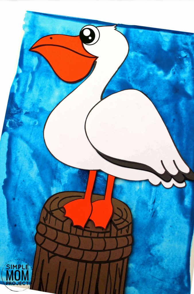 Fun Pelican Free Printable Craft for Kids Simple Mom Project