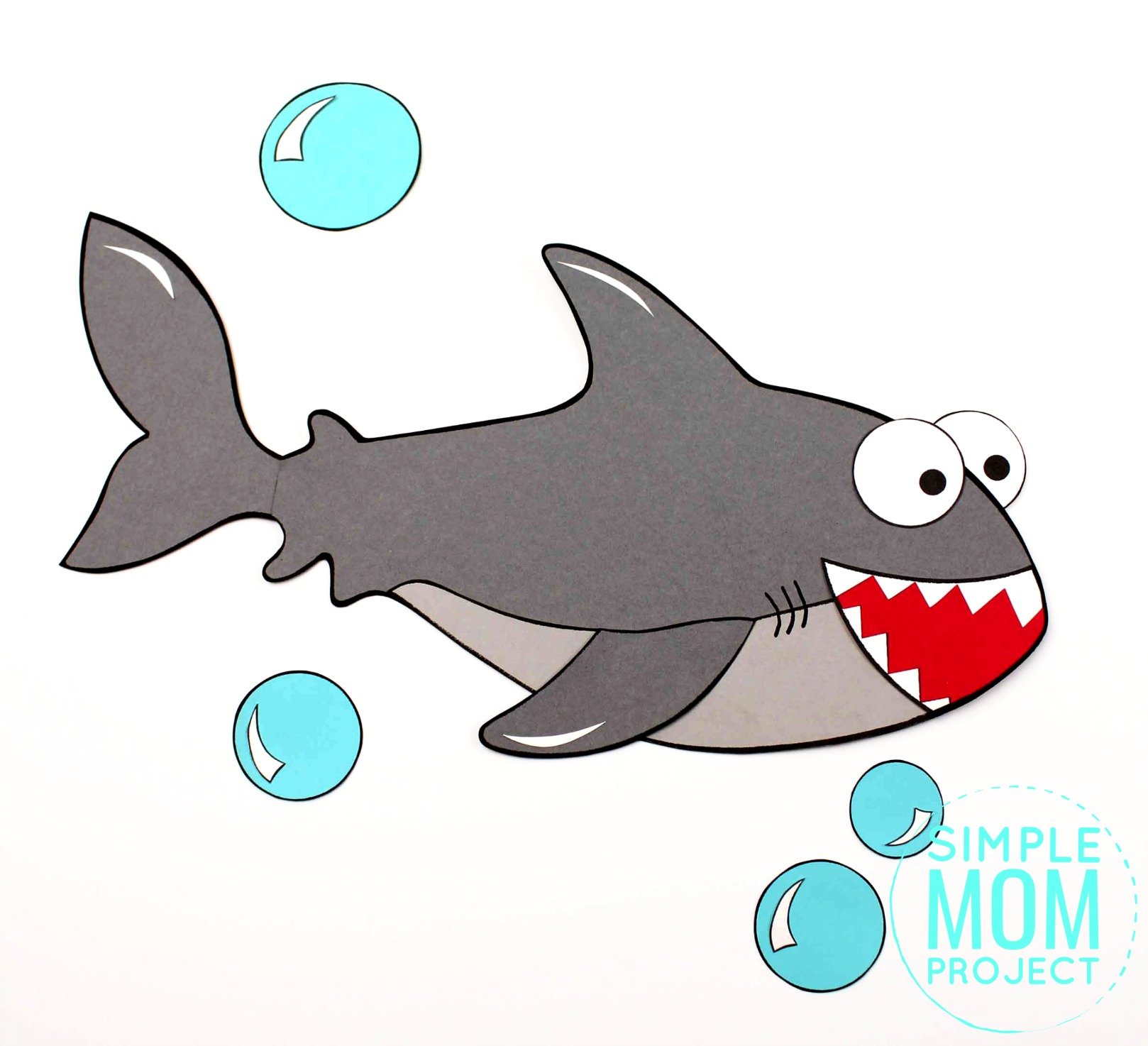 Adorable Shark Craft for Kids with - Free Printable Ocean Animal Shark Crafts For Kids Of All Ages Including Preschoolers And Toddlers 1 