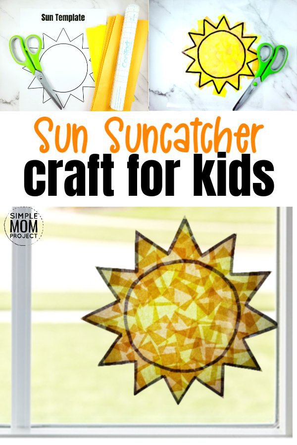 Sun Style Suncatcher Stained Glass For Kids Simple Mom Project