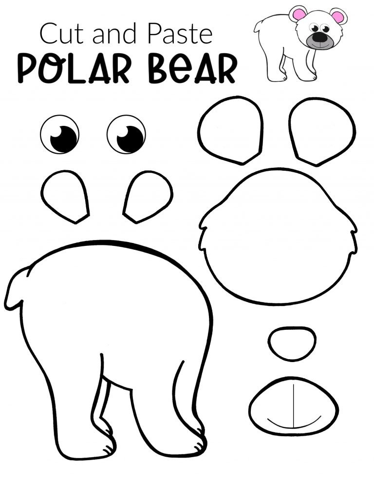Easy Polar Bear Arctic Animal Craft for Kids - Simple Mom Project