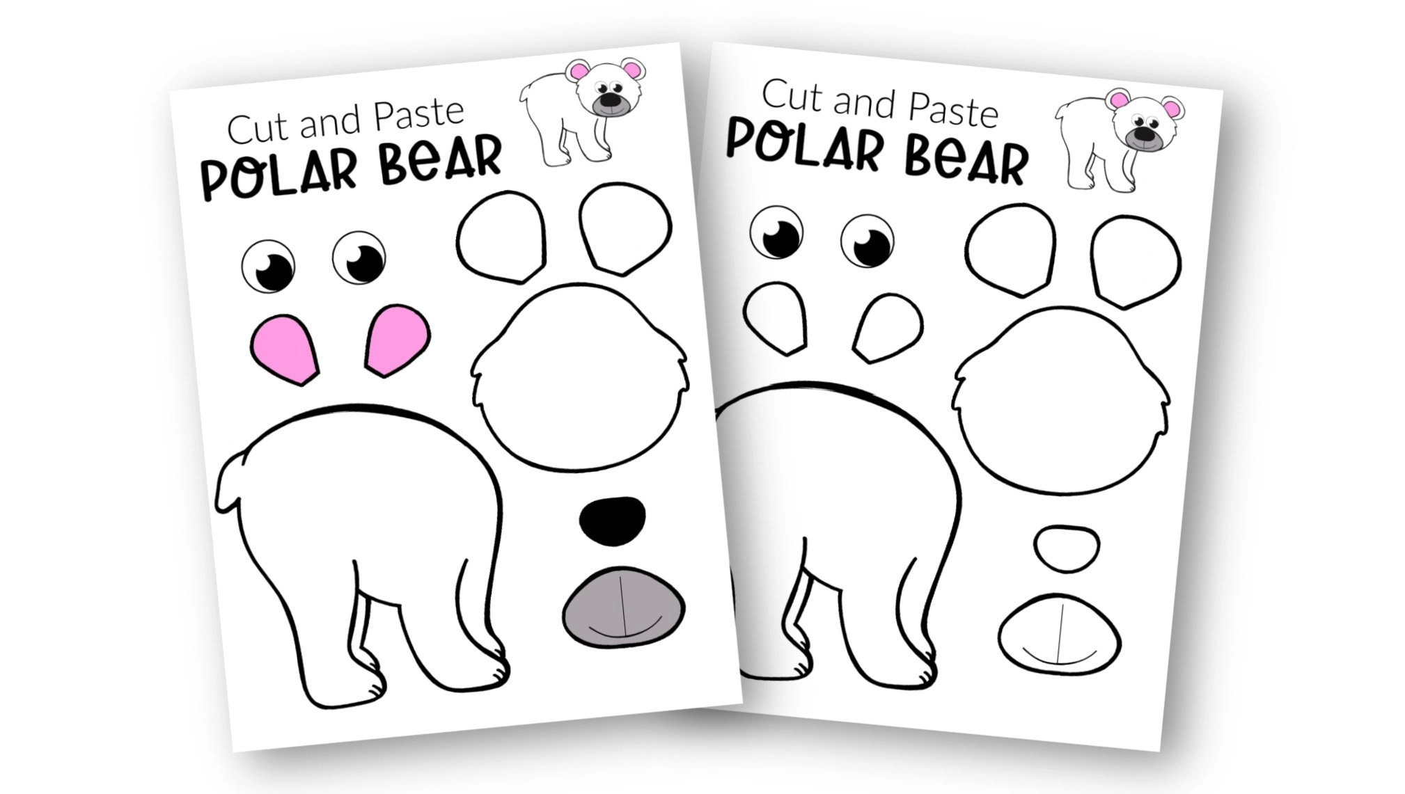 Easy Polar Bear Arctic Animal Craft for Kids – Simple Mom Project