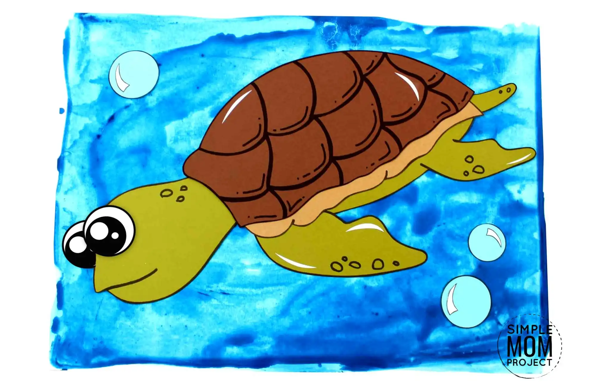 Free Printable Turtle Ocean Animal Craft for Kids preschoolers and toddlers 5 1.jpg