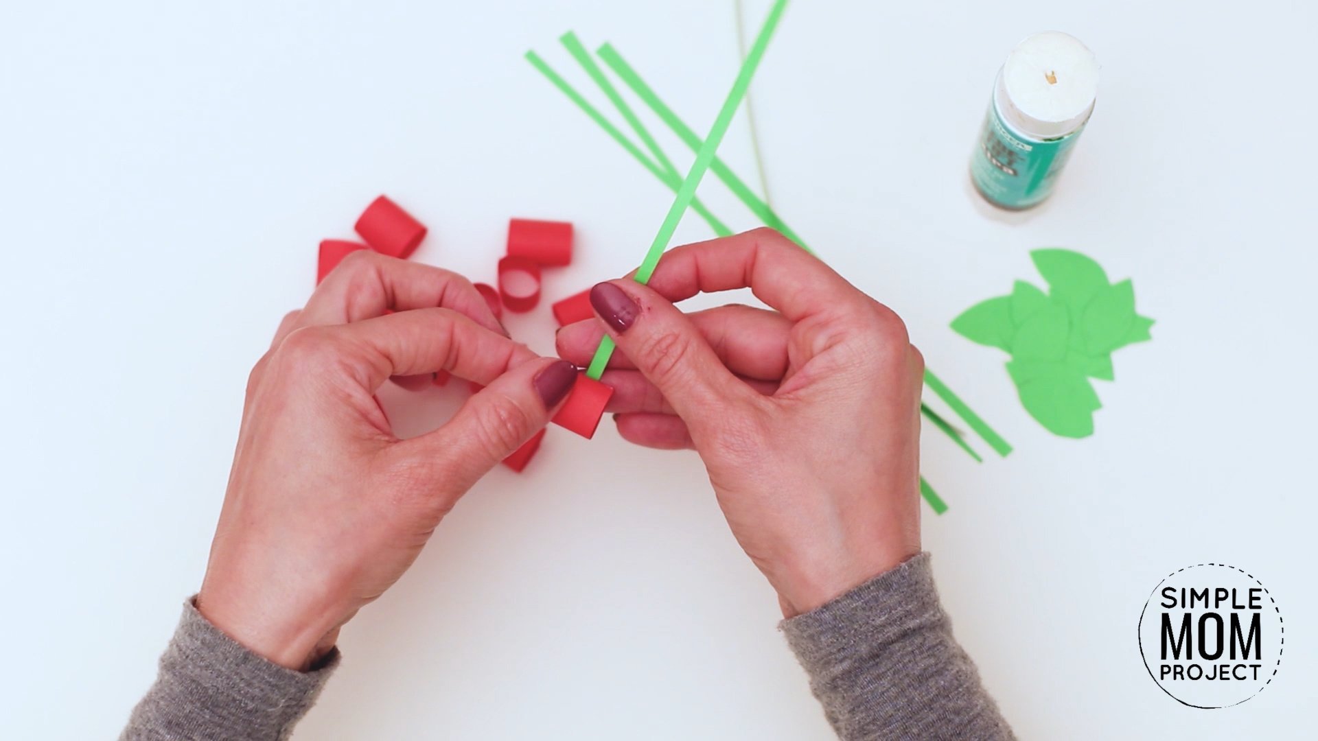 Easy Diy Cherry Craft for kids, preschoolers and toddlers