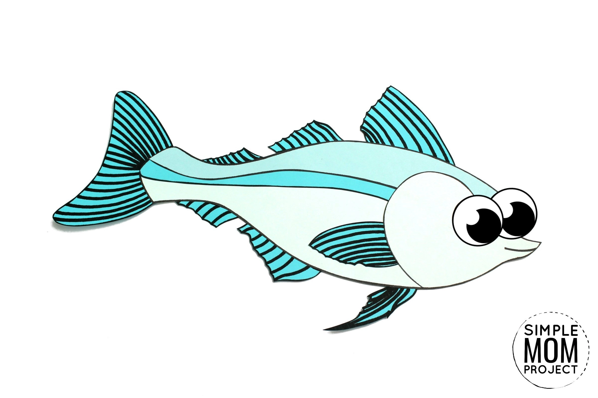 Free Printable Arctic Cod Fish Craft for Kids - Simple Mom Project