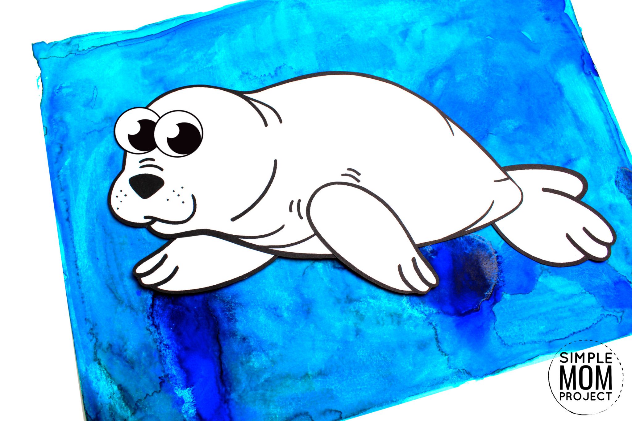 Free Printable Harp Seal Craft for Kids - Simple Mom Project