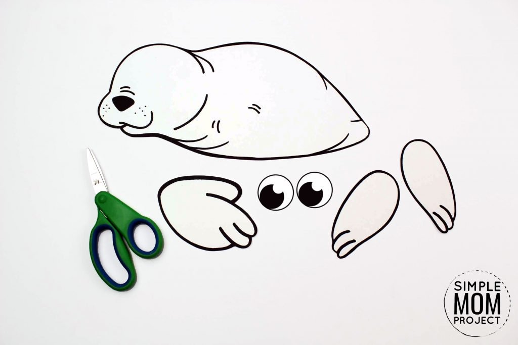 Free Printable Harp Seal Craft for Kids - Simple Mom Project