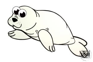 Free Printable Harp Seal Craft for Kids - Simple Mom Project